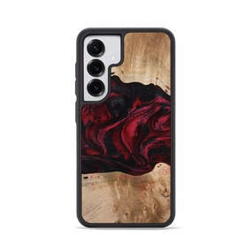 Anti Dust Film Galaxy S25 Wood Phone Case - Delilah (Red, 777575)
