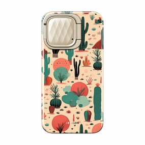 Smooth Touch Film Anti Finger Oil Coating Iphone 15 Cosmo Mag Case - Desert