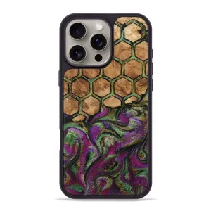 Anti Reflection Iphone 16 Pro Max Wood Phone Case - Amalia (Pattern, 775515)
