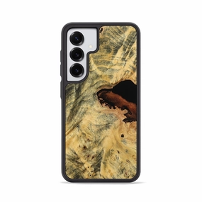 Anti Fingerprint Coating Scratch Resistant Glass Galaxy S25 Wood Phone Case - Lizette (Wood Burl, 779316)
