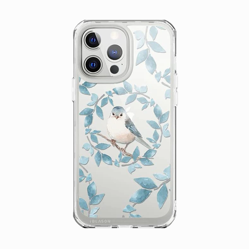 Iphone 13 Pro Max Halo Case - Blue Jay Scratch Proof Glass Screen Defense