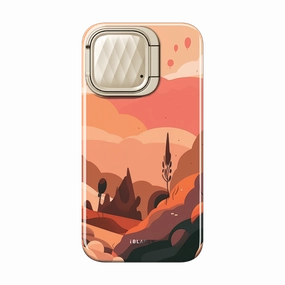 Iphone 15 Pro Cosmo Mag Case - Mountain Sunset Anti Finger Smear
