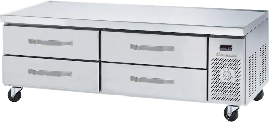 Blue Air - BACB74M-HC, 4 Drawers Chef Base 74",Marine Edge, R-290 Refrigerant