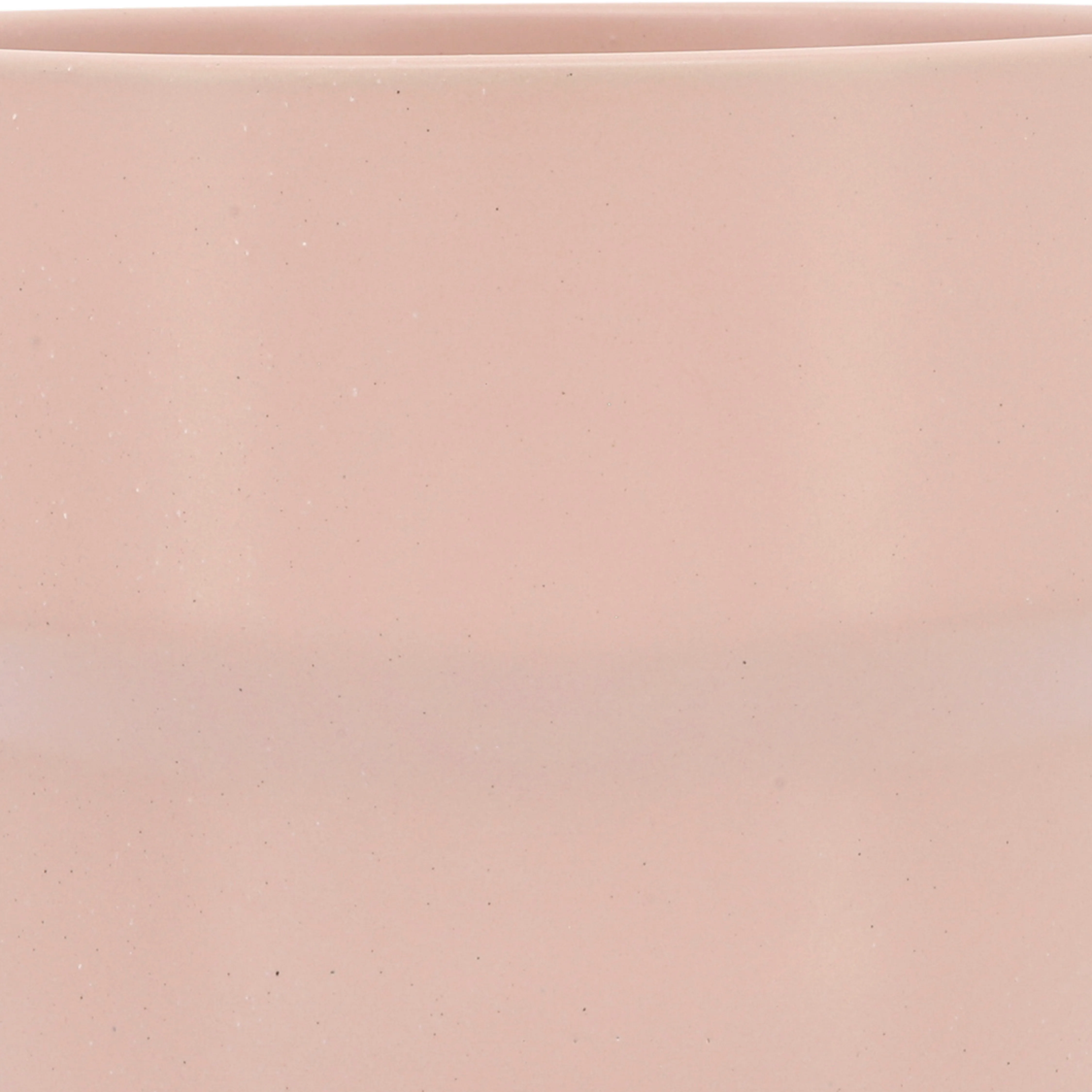 Cer, S/3 7/9/10"D Mushroom Planters, Blush