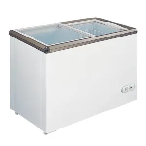 Chef AAA - FR-CN-0320, Commercial 45" Glass Door Frozen Food or Ice Cream Chest Freezer Display 11cu.ft.