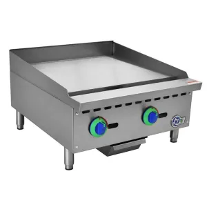 Chef AAA - KF-G24-M, Commercial 24" Countertop Griddle Gas
