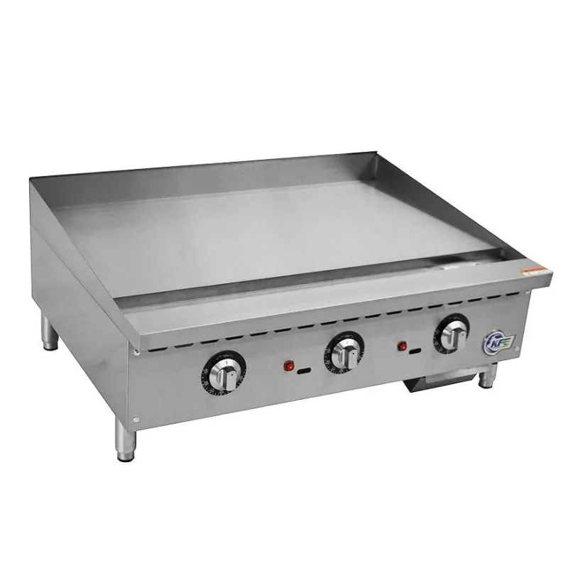 Chef AAA - KF-G36-T, Commercial 36" Thermostat Griddle Countertop Gas