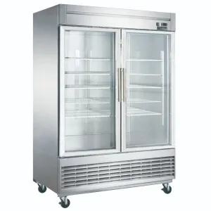 Chef AAA - KR-49BG 55" 2 Glass Door Reach-in refrigerator 40.72cu.ft NSF