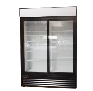 Chef AAA - LGD-1300S, Commercial 48" 2 Sliding Door Merchandiser Refrigerator 32 cu. ft.