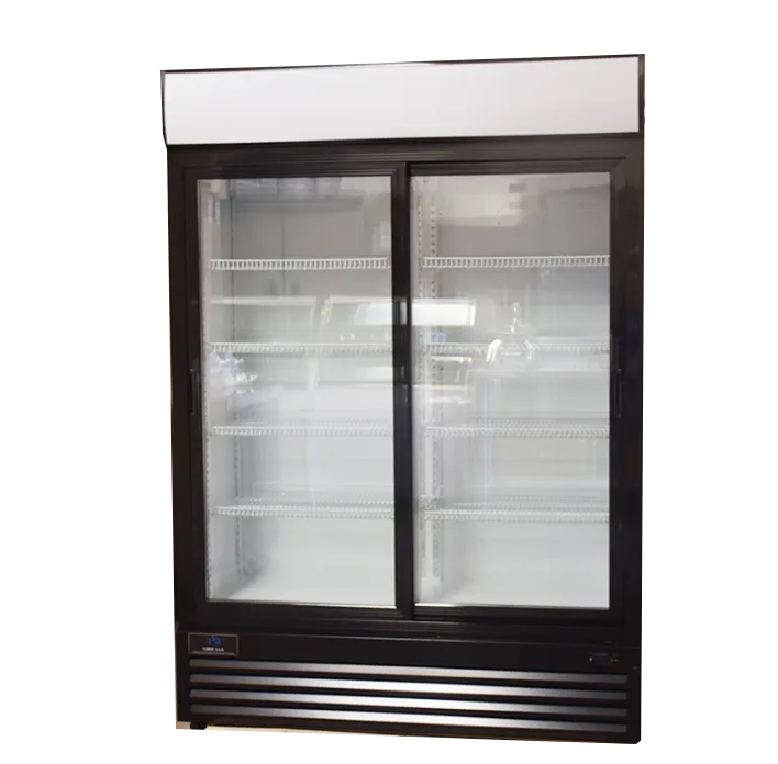 Chef AAA - LGD-1300S, Commercial 48" 2 Sliding Door Merchandiser Refrigerator 32 cu. ft.