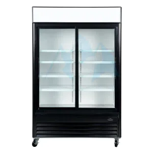 Chef AAA - LGD-600S, Commercial 2 Sliding Glass Door Merchandiser Refrigerator