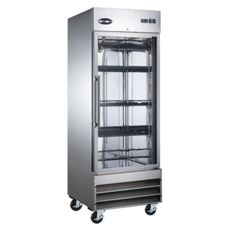 Chef AAA - S-23RG, Commercial Single Glass Door Reach-In Commercial Refrigerator