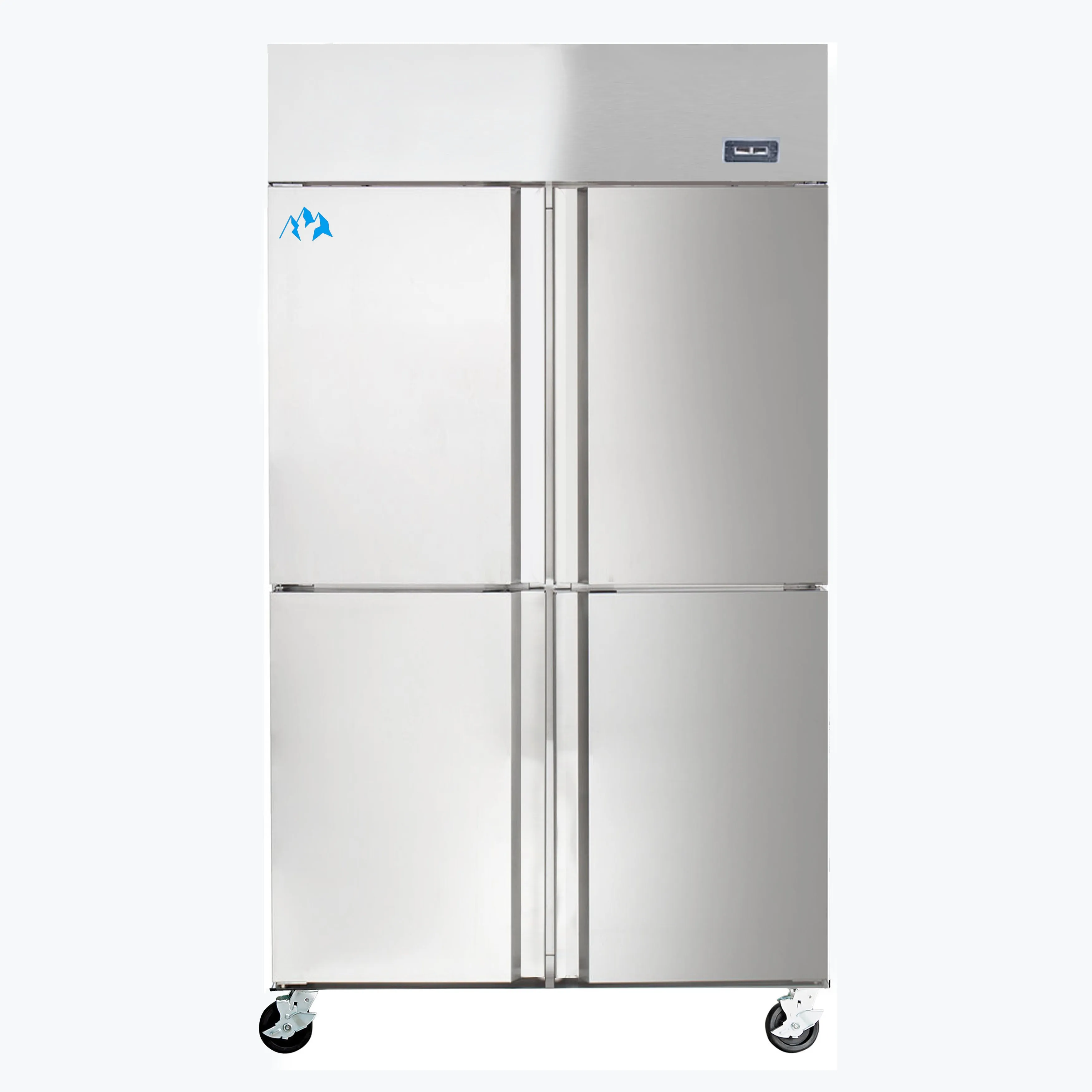 Chef AAA - SCD-880F, Commercial Solid 4 Half Door Reach-In Freezer 32 cu.ft.
