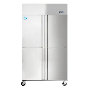 Chef AAA - SCD-880R, Commercial 4 Solid Door Reach-In Refrigerator 32cu.ft.