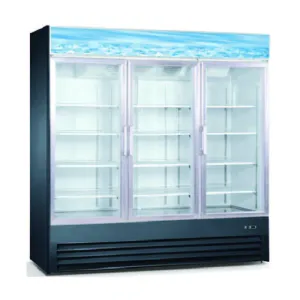 Chef AAA - SG1.9L3, Commercial 3 Glass Door Merchandiser Refrigerator