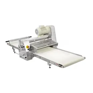 Chef AAA - SSDSTT, Commercial Dough Sheeter Conveyor Belt Stainless Steel Counter Top