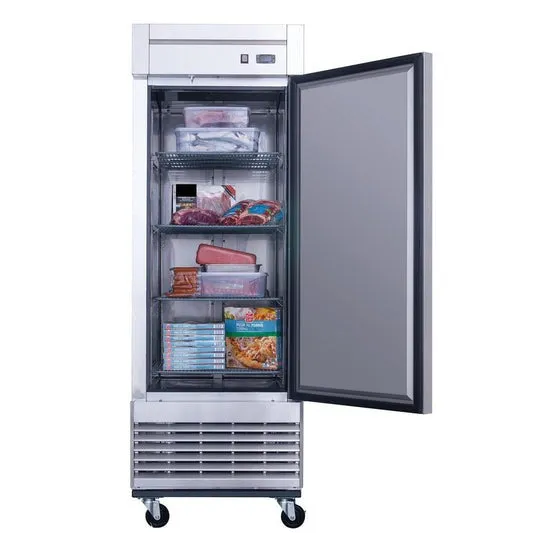 Chef AAA - T28F Commercial 27" 1 Solid Door Reach-In Freezer Stainless Steel 17.79 cu.ft.