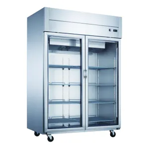 Chef AAA - T55AR-GS2 Commercial 55" 2 Glass Door Merchandiser Refrigerator 40.7cu.ft NSF