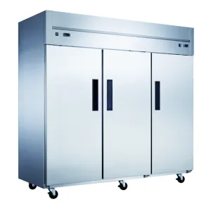 Chef AAA - T83ARF Commercial 83" 3 Solid Door Reach-In Refrigerator / Freezer Combo 64.8?? cu.ft.