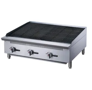 Chef AAA - TCCB36 Commercial 36 in. Countertop Charbroiler