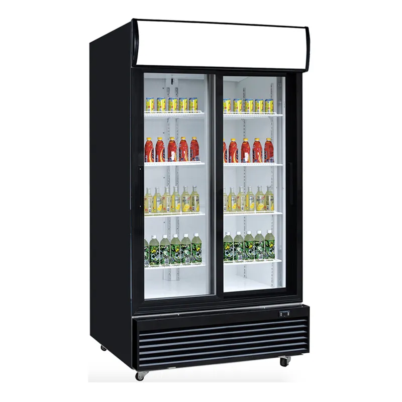Chef AAA - TSM-32SR Commercial 39" 2 Glass Door Merchandiser Refrigerator 33.2 cu.ft NSF