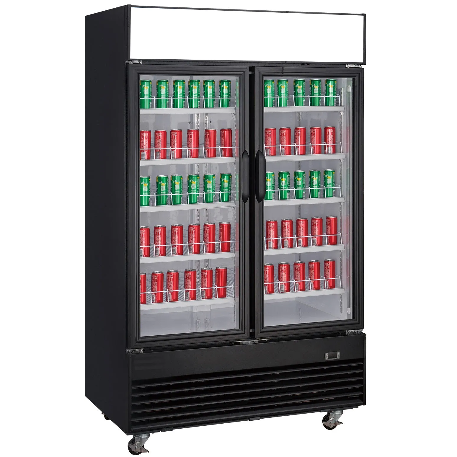 Chef AAA - TSM33R Commercial 39" 2 Glass Door Merchandiser Refrigerator 33.5 cu.ft.