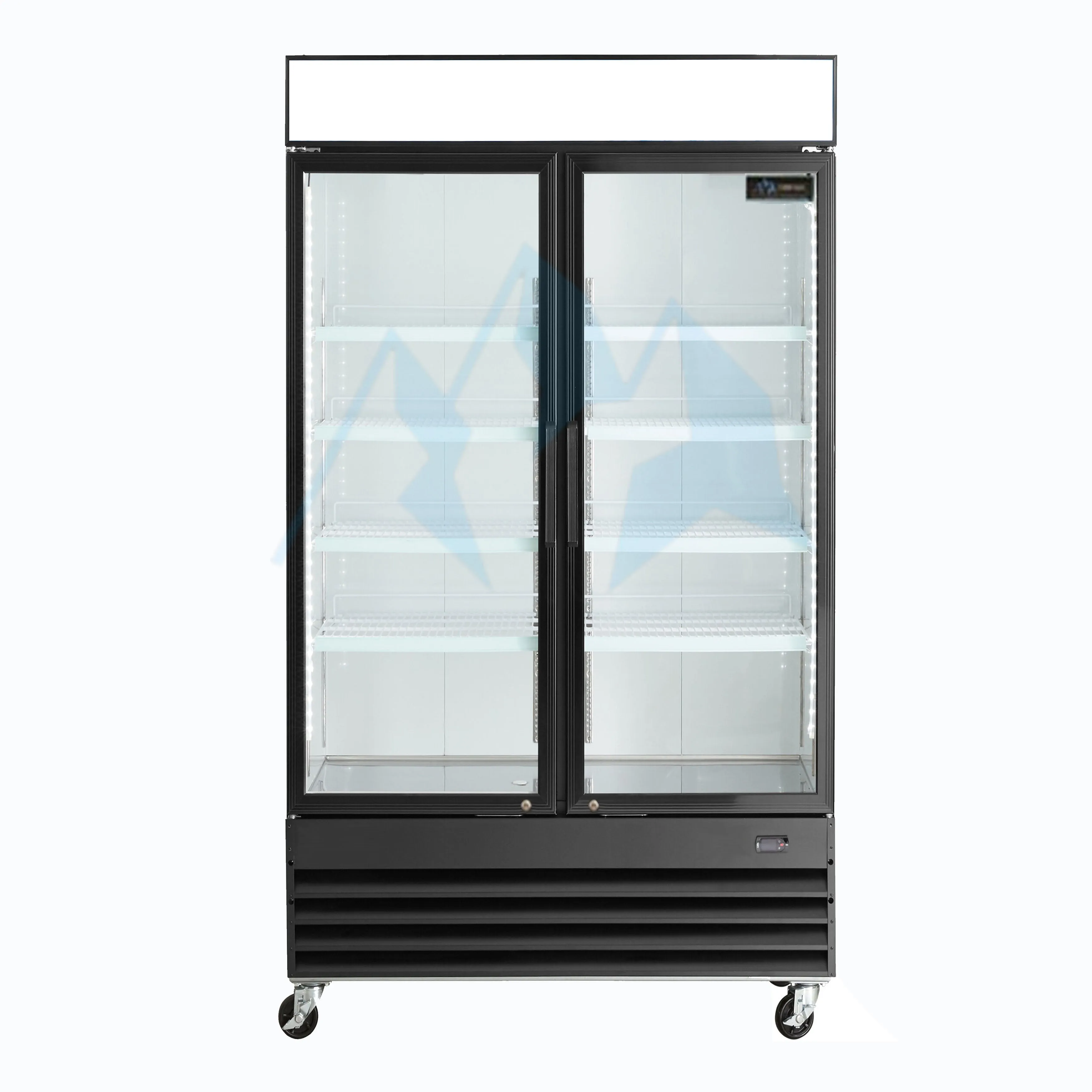 Chef AAA - TSM33R Commercial 39" 2 Glass Door Merchandiser Refrigerator 33.5 cu.ft.