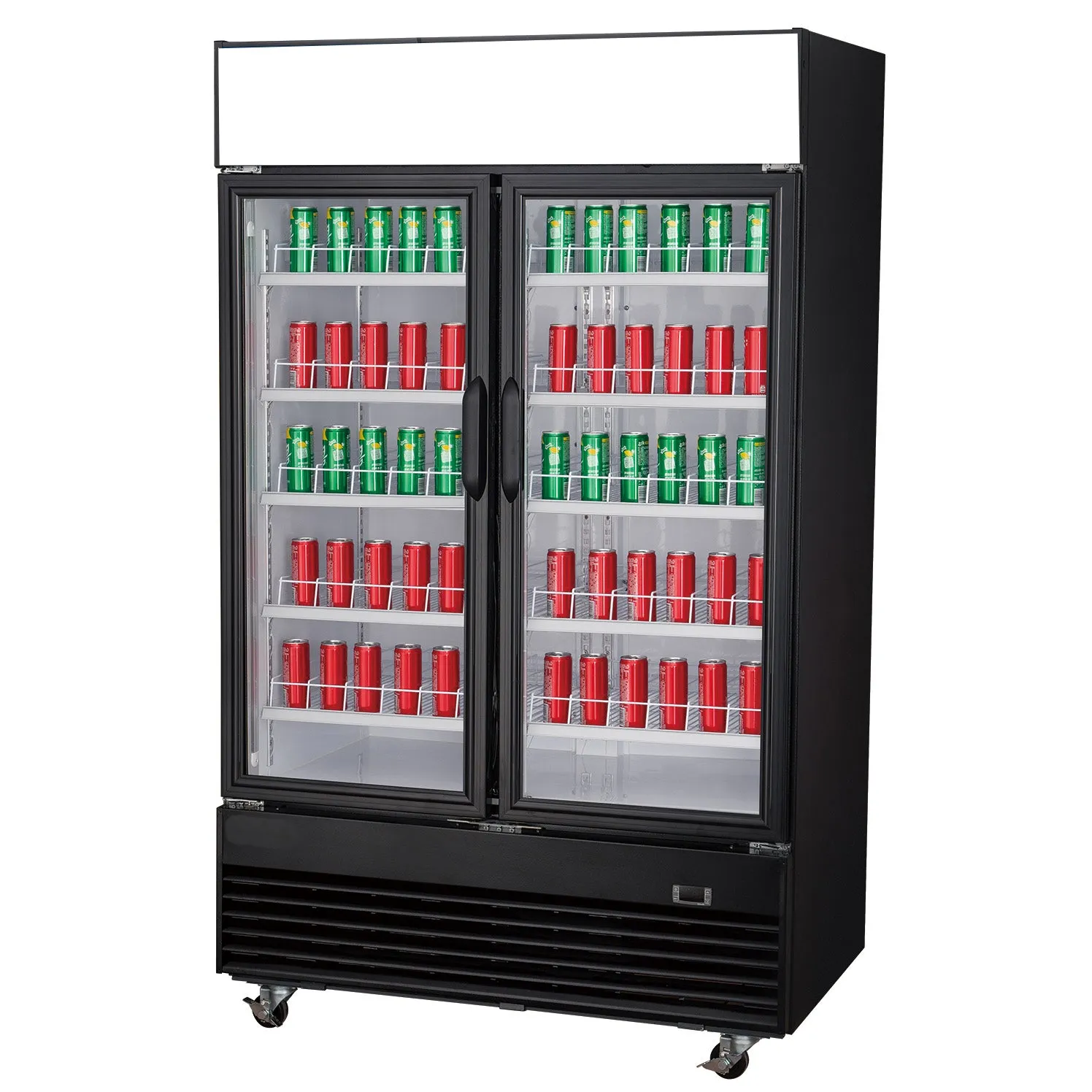 Chef AAA - TSM41R Commercial 47" 2 Glass Door Refrigerator 41.2 cu. ft.