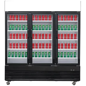 Chef AAA - TSM69R Commercial 78" 3 Glass Door Refrigerator 69.43 cu.ft.