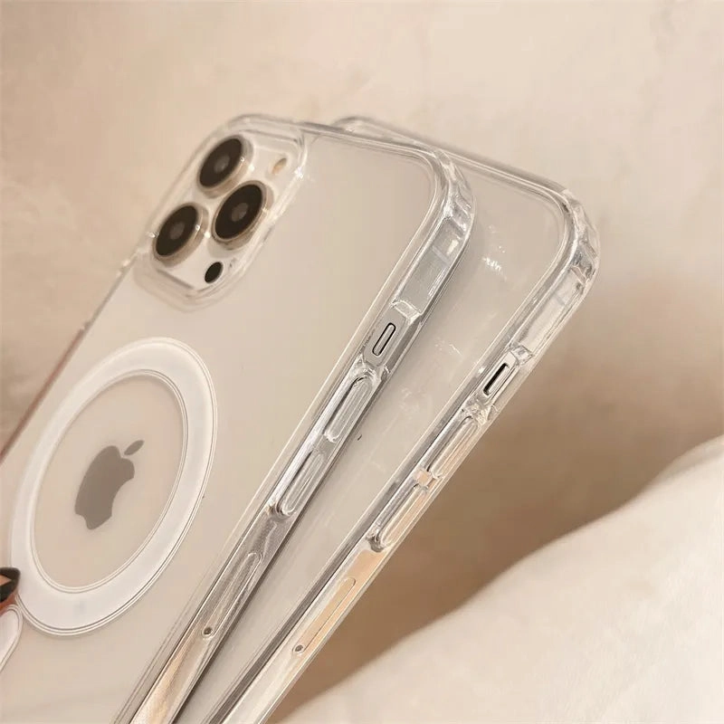 Anti Fingerprint Film Clear Case With Magsafe
