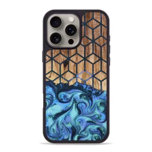 Ultra Slim Protector Anti Finger Streak Iphone 16 Pro Max Wood Phone Case - Leticia (Pattern, 781752)