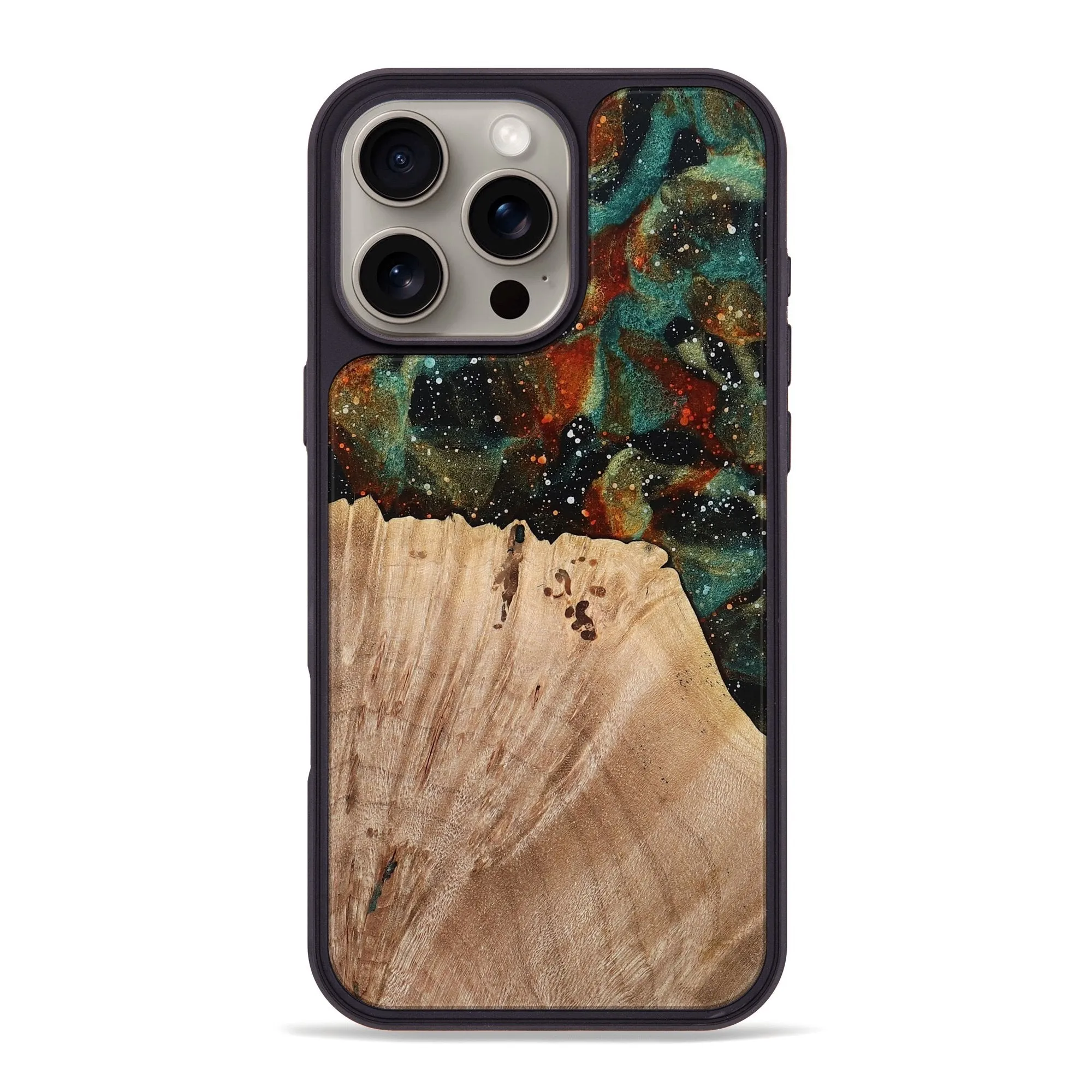 Anti Dust Anti Finger Smudge Film Iphone 16 Pro Max Wood Phone Case - Eris (Cosmos, 779610)