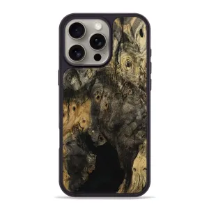 Anti Finger Oil Iphone 16 Pro Max Wood Phone Case - Halo (Wood Burl, 781878)