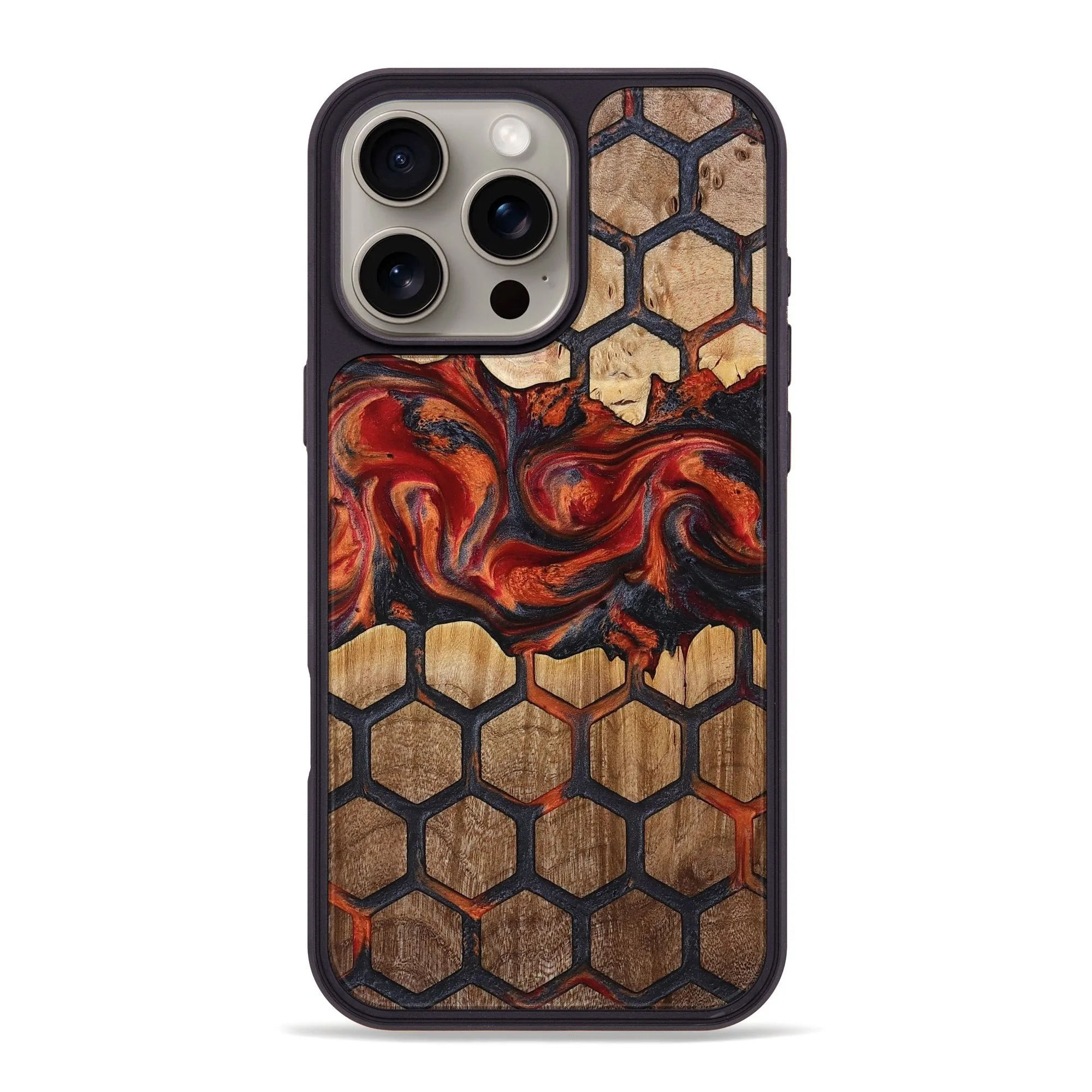 Iphone 16 Pro Max Wood Phone Case - Katelyn (Pattern, 779263) Anti Finger Grease Film