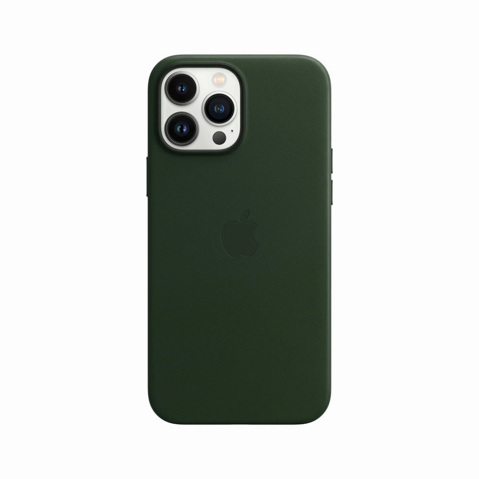 Leather Case - Sequoia Green - Iphone 15 Series Smooth Touch Fingerprint Shield