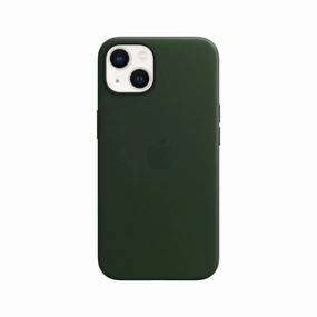 Leather Case - Sequoia Green - Iphone 15 Series Screen Defense Anti Finger Oil