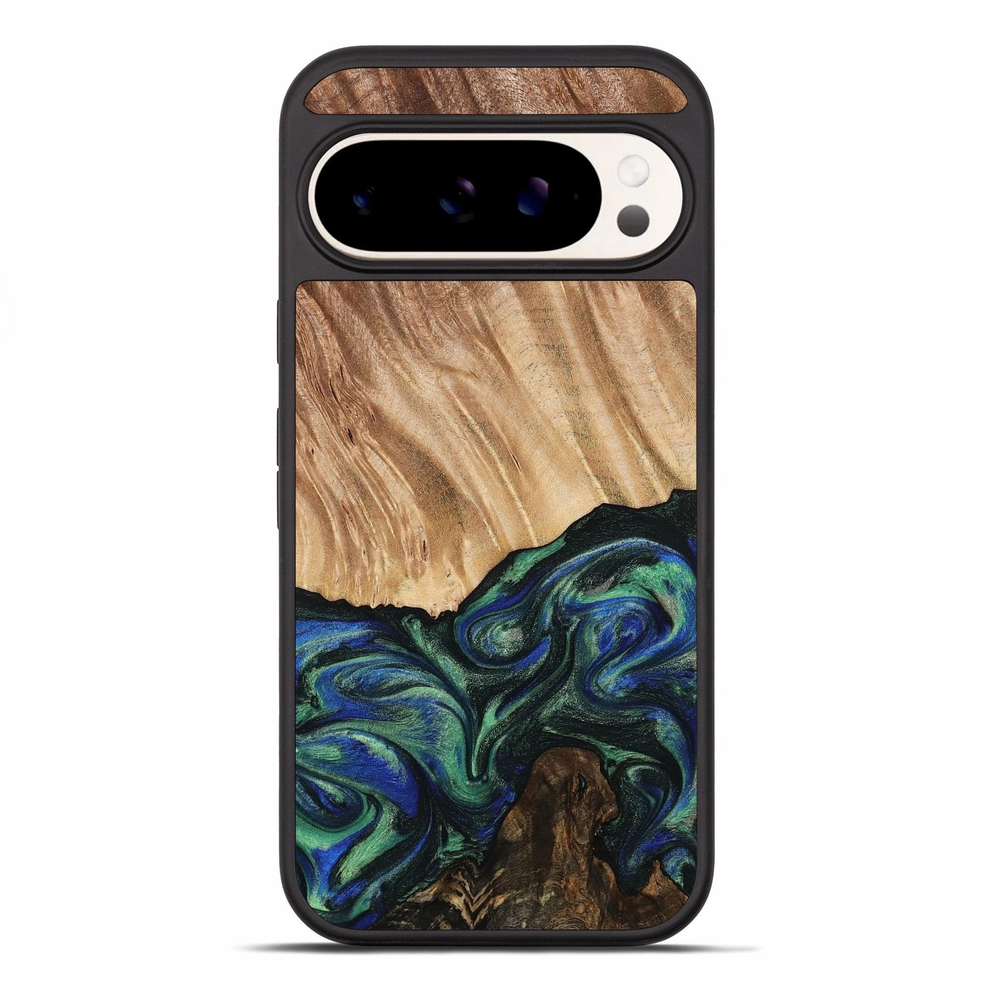 Pixel 10 Pro Xl Wood Phone Case - Ophelia (Green, 779304) Edge Guard