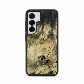 Galaxy S25 Wood Phone Case - Buster (Wood Burl, 780531) Anti Reflection Coating Crystal Clear