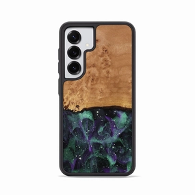 Anti Fingerprint Coating Shockproof Galaxy S25 Wood Phone Case - Zahir (Cosmos, 772852)