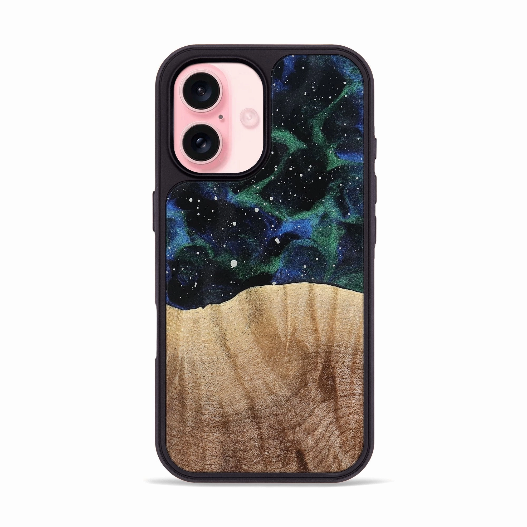 Iphone 16 Wood Phone Case - Alton (Cosmos, 778452) Smooth Touch Film