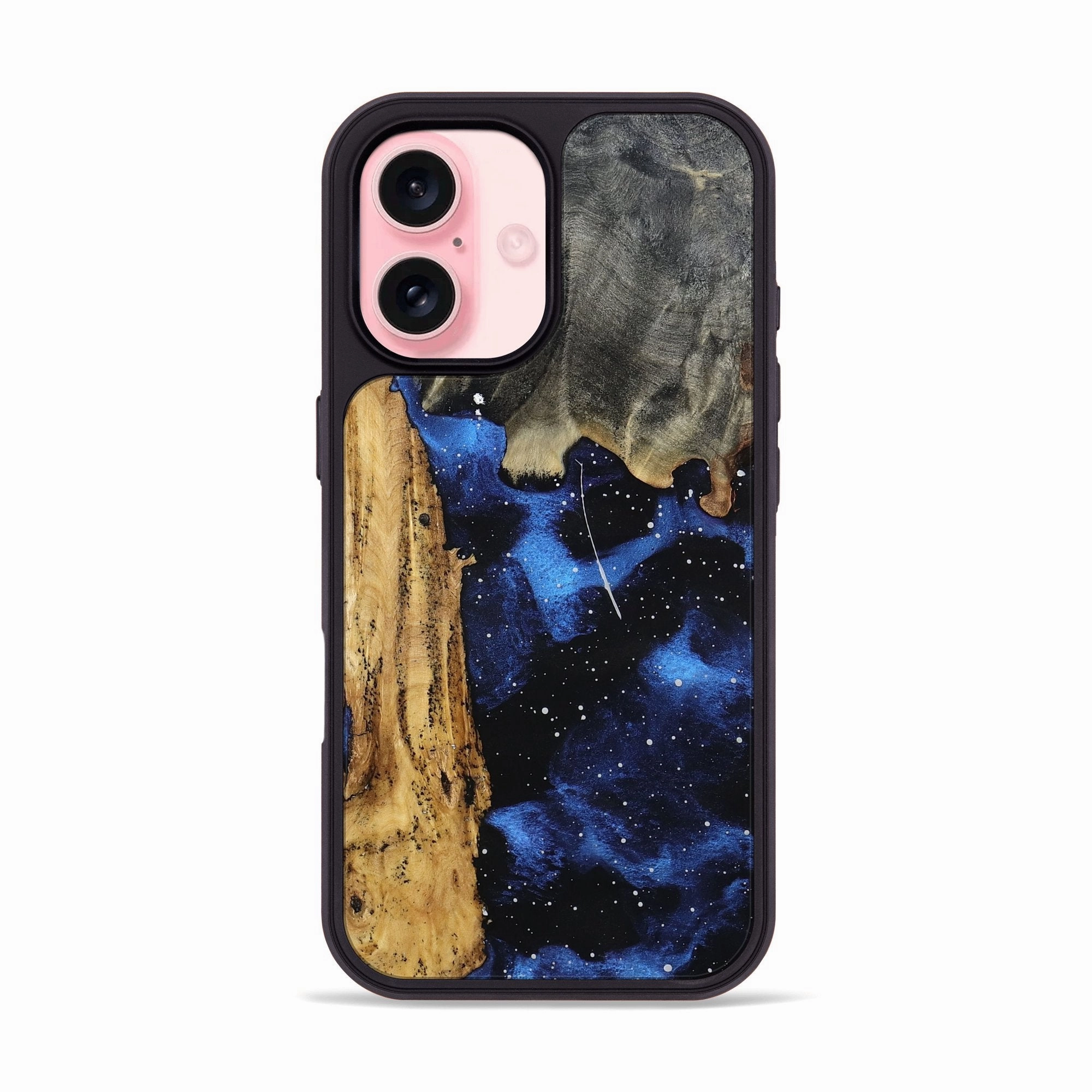 Iphone 16 Wood Phone Case - Sky (Cosmos, 781927) Anti Spy Film