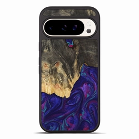 Pixel 10 Pro Xl Wood Phone Case - Kylian (Purple, 767850) Anti Glare Film Anti Spy