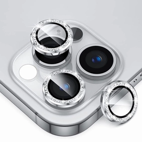 Usp Camera Lens Protector For Iphone 17 Pro / 17 Pro Max Crystal Style Individual Ring Cover (Tempered Glass) HD Screen Protector Shock Guard