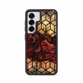 Galaxy S25 Wood Phone Case - Jasiah (Pattern, 775000) Shock Absorbing