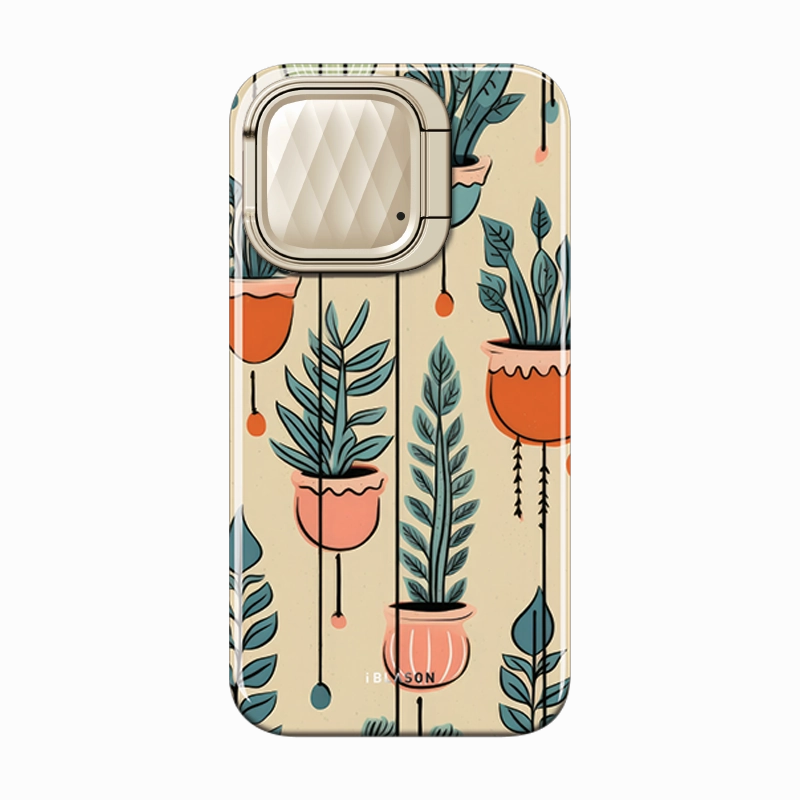 Protective Screen Case Friendly Glass Iphone 14 Cosmo Mag Case - Eucalyptus