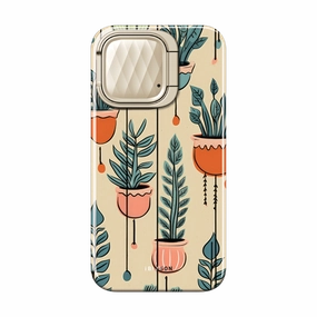 Protective Screen Case Friendly Glass Iphone 14 Cosmo Mag Case - Eucalyptus