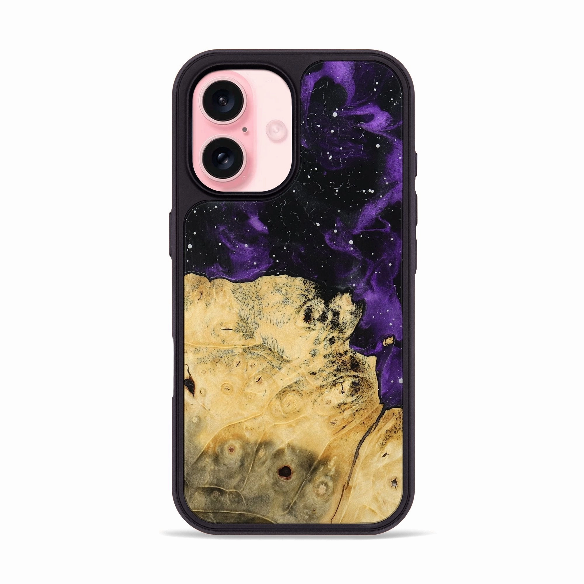 Anti Finger Smear Iphone 16 Wood Phone Case - Yaakov (Cosmos, 773648)