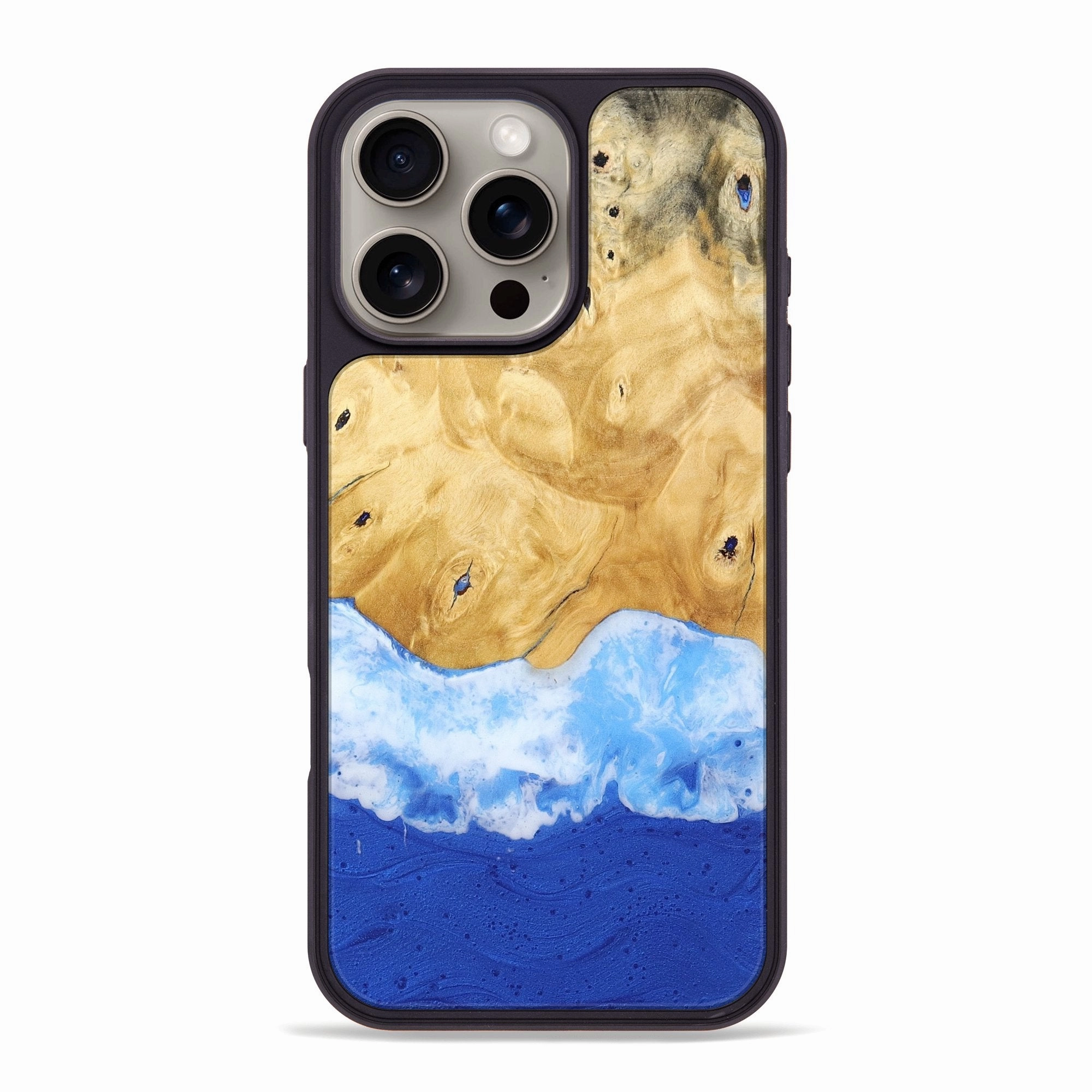 Anti Finger Mark Film Anti Dust Film Iphone 16 Pro Max Wood Phone Case - Sybil (Coastal, 774616)