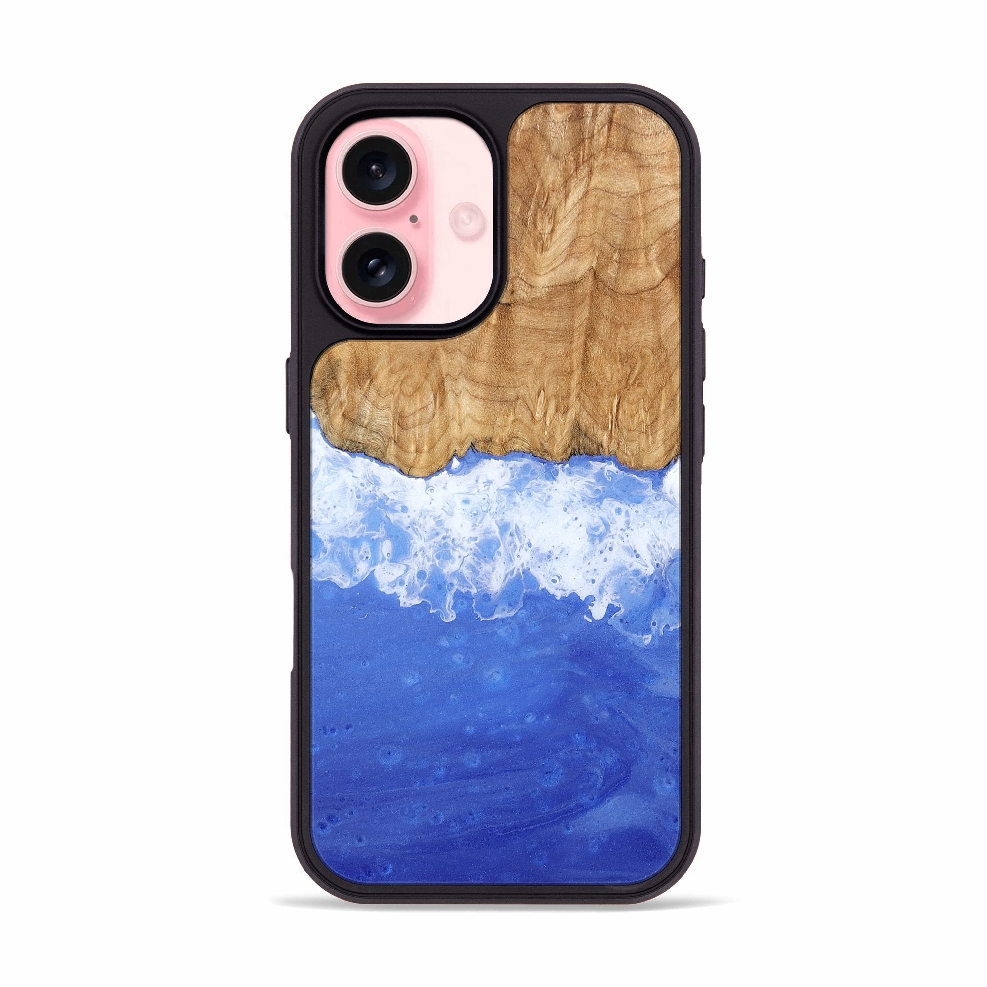 Anti Fog Anti Spy Film Iphone 16 Wood Phone Case - Samatha (Coastal, 775089)