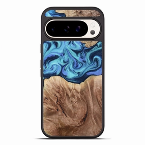 Scratch Protection Pixel 10 Pro Xl Wood Phone Case - Antwan (Blue, 768953)